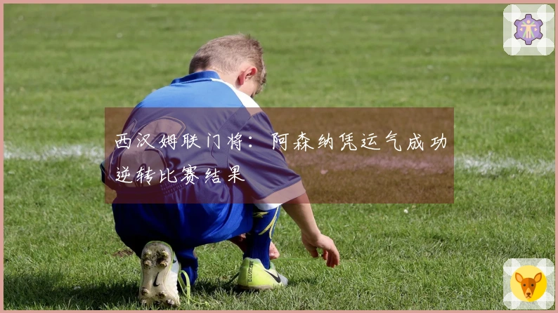 西汉姆联门将：阿森纳凭运气成功逆转比赛结果