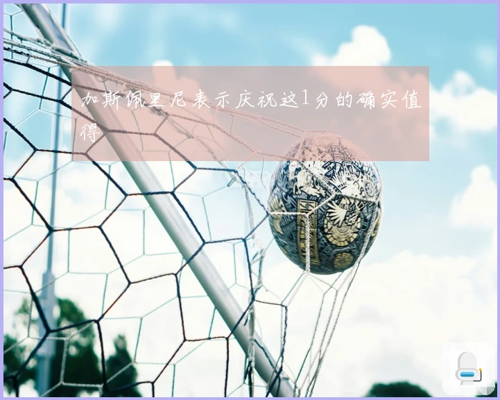 加斯佩里尼表示庆祝这1分的确实值得